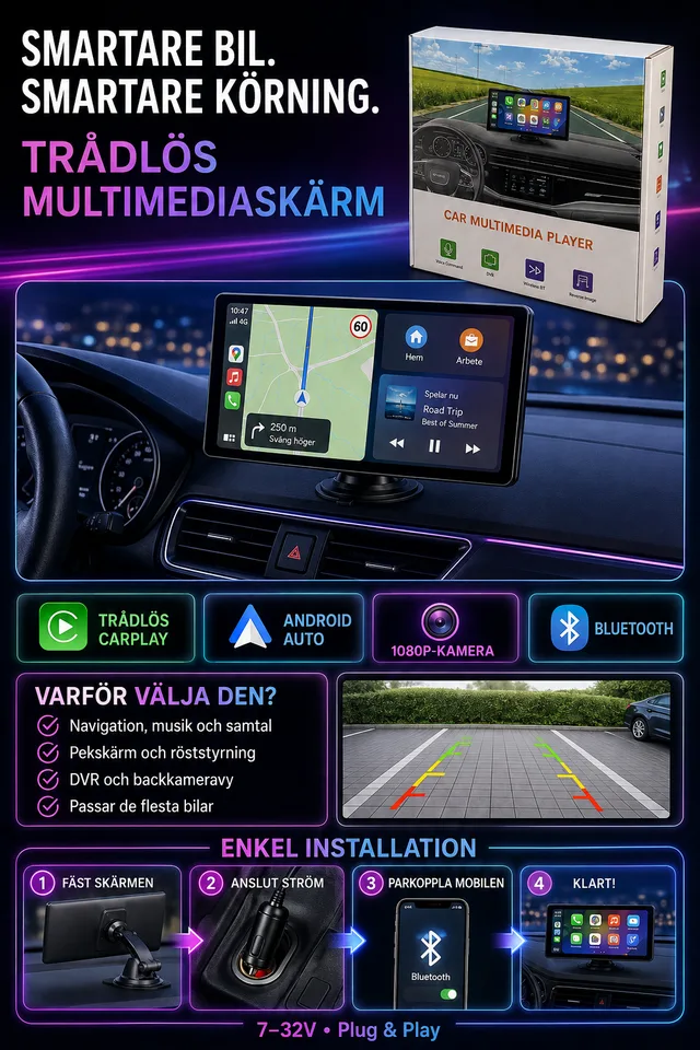 Portabel smart multimediaskärm 8
