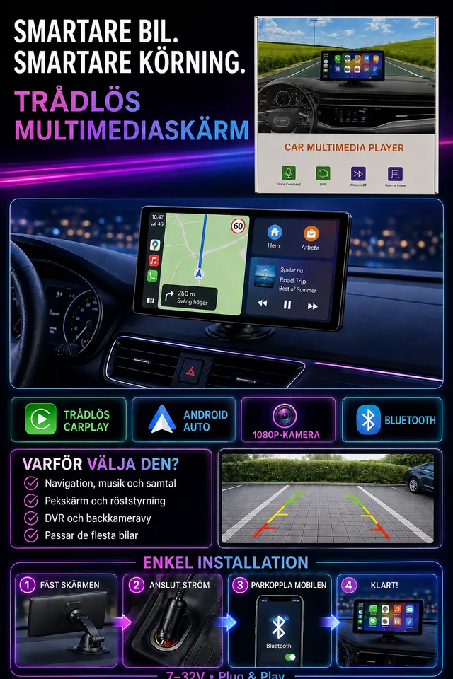 Portabel smart multimediaskärm 9
